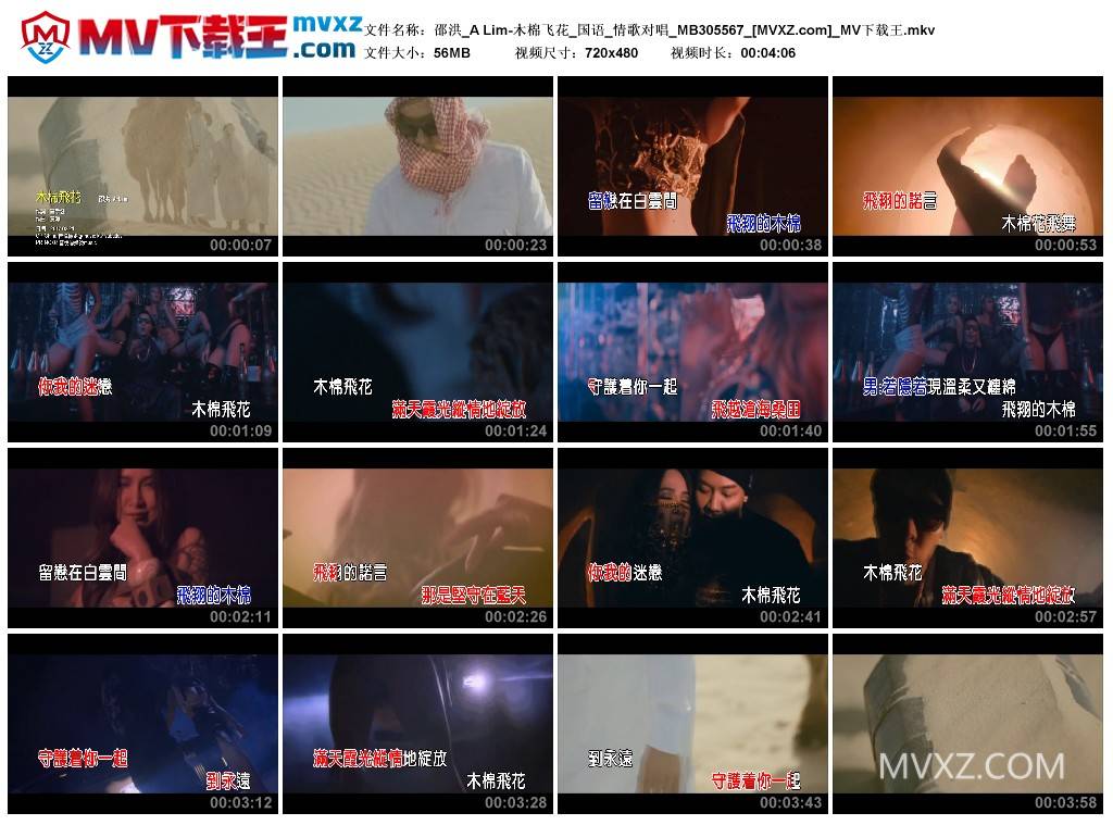 邵洪_A Lim-木棉飞花_国语_情歌对唱_MB305567
